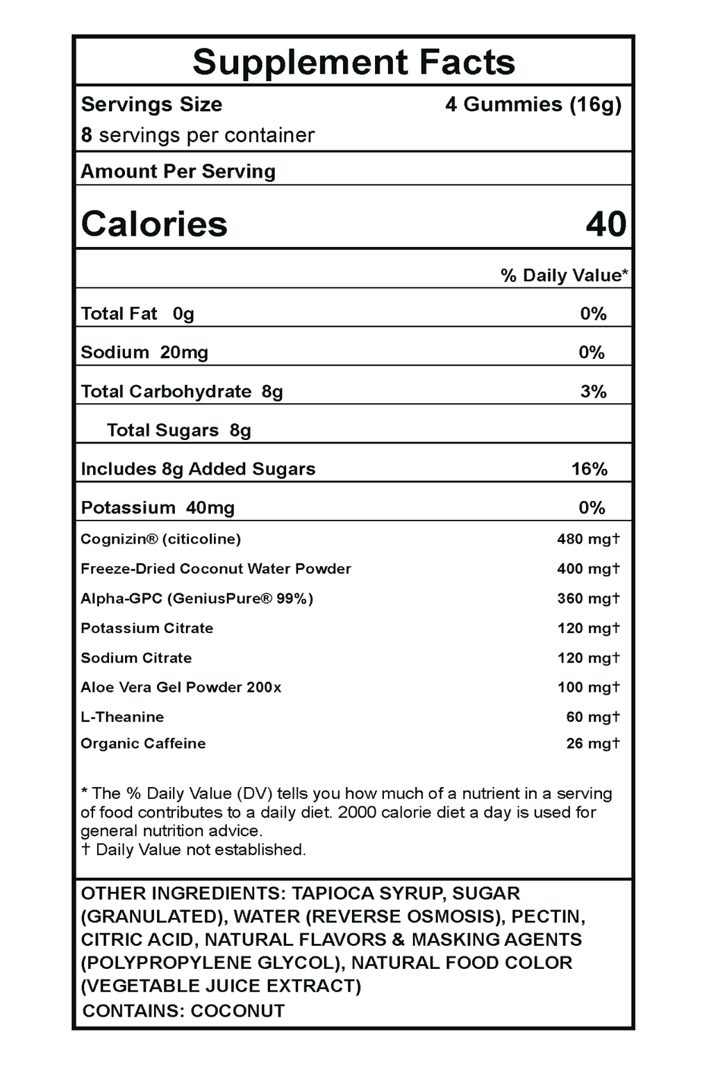 Focus + Hydration Gummy